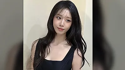 티아라 지연, 블랙 드레스 입고 드러낸 슬림한 실루엣