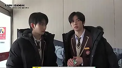 Namhoon and Lee Do-yun brave their first drama shoot in school uniforms