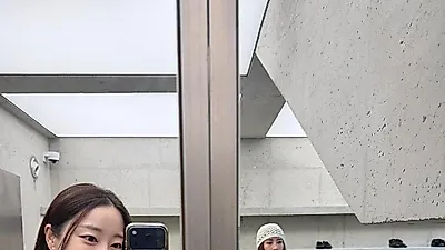 임신 7개월 고우리, 성수동 팝업스토어 방문... 황보와 함께한 근황