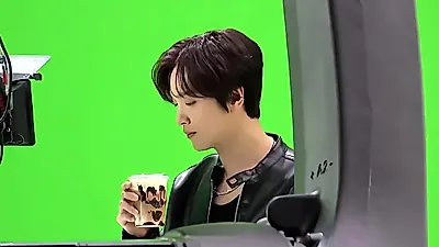 NCT 해찬, 커피 브랜드 광고 촬영 현장 비하인드 영상 공개