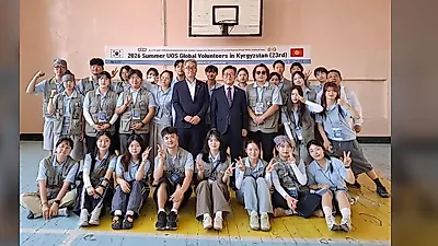 39도 폭염 속 비슈케크 달군 K-팝 댄스와 태권도 무대