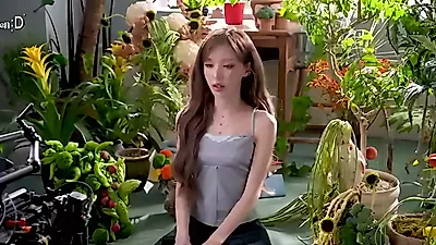 Wendy clocks in after hours for Jun. K's Your Lips video shoot